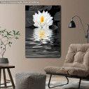 Canvas print White lily beauty