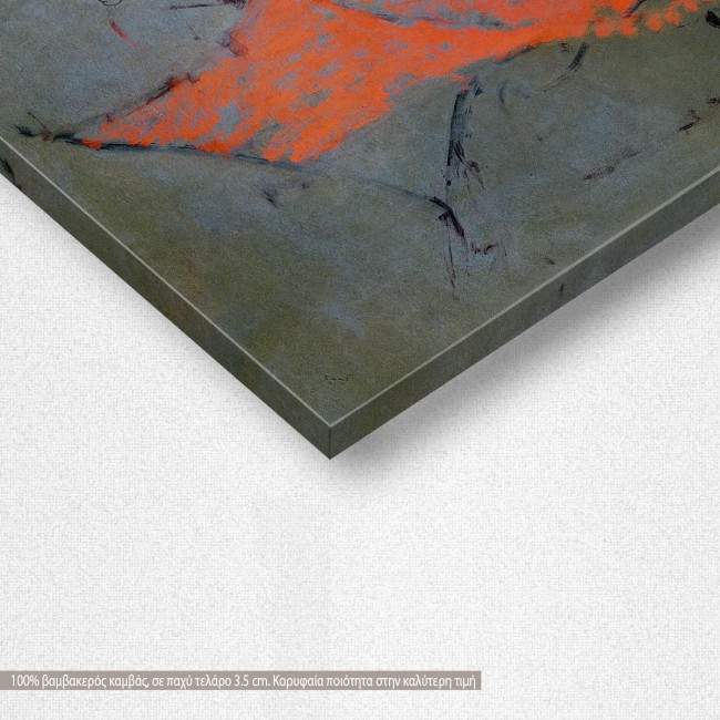 Πίνακας ζωγραφικής, Study of a head, Modigliani, αντίγραφο σε καμβά, λεπτομέρεια