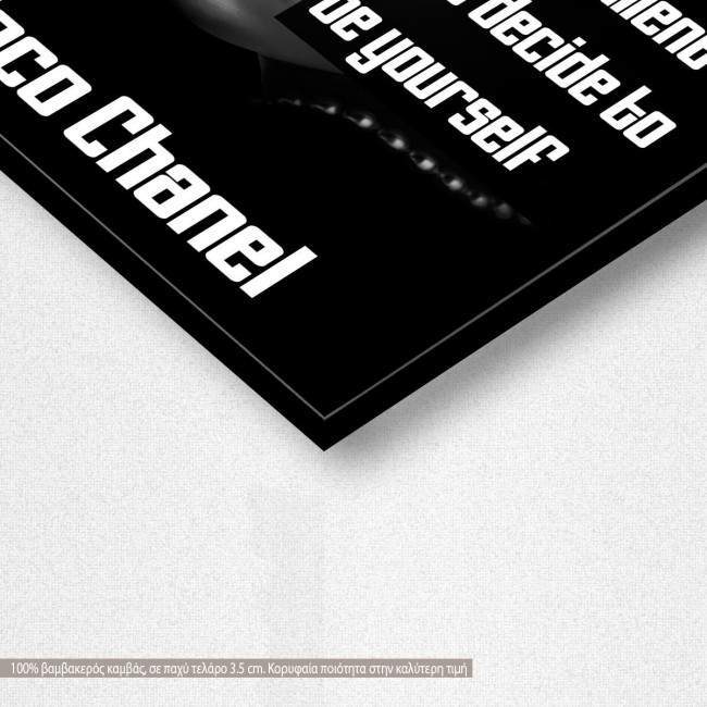 Canvas print A journey of a thousand miles, Black & White, detail