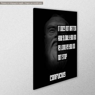 Canvas print A journey of a thousand miles Black & White View 1 2