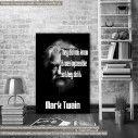 Πίνακας σε καμβά They did not know..., Mark Twain