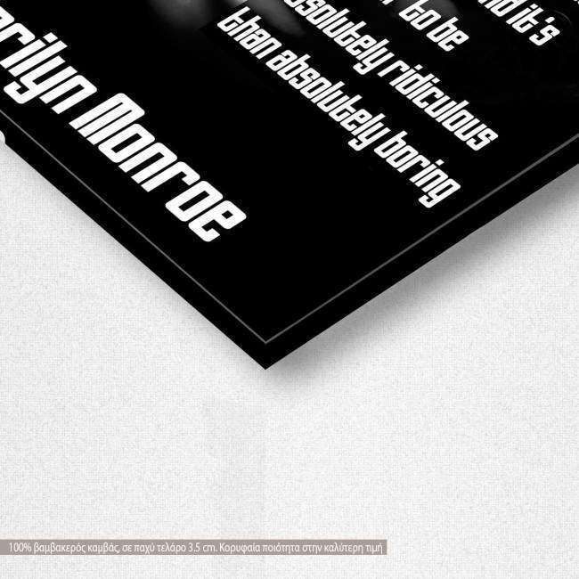 Canvas print A journey of a thousand miles, Black & White, detail