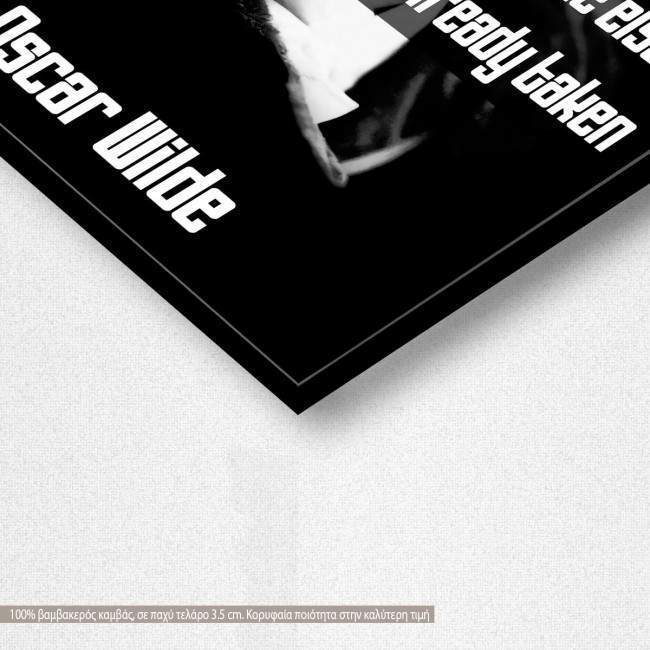 Canvas print A journey of a thousand miles, Black & White, detail