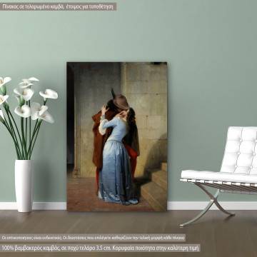 Canvas print The kiss, Hayez F,