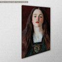 Canvas print Portrait of a girl, Millais J. E,, side