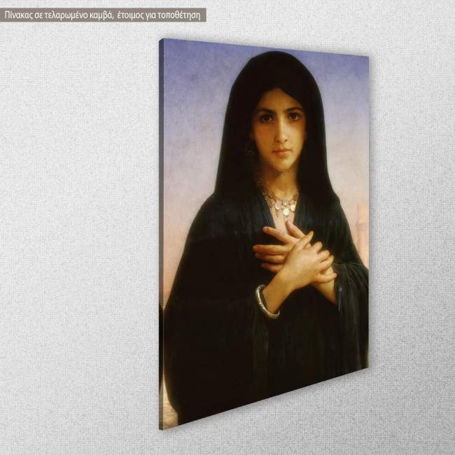 Canvas print The penitent, Bouguereau W. A, side