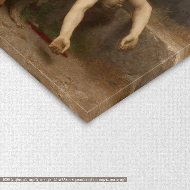 Canvas print The first mourning, Bouguereau W. A, detail