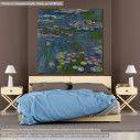 Πίνακας ζωγραφικής Water lilies art III, Monet C, αντίγραφο σε καμβά