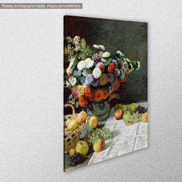 Canvas print Flowers and fruit Monet C View 1 2