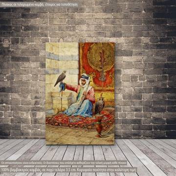 Πίνακας ζωγραφικής Arab falconer, Karazin Ν. Ν, αντίγραφο σε καμβά