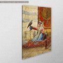 Canvas print Arab falconer, Karazin, side