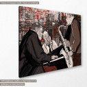 Canvas print Jazz band, side