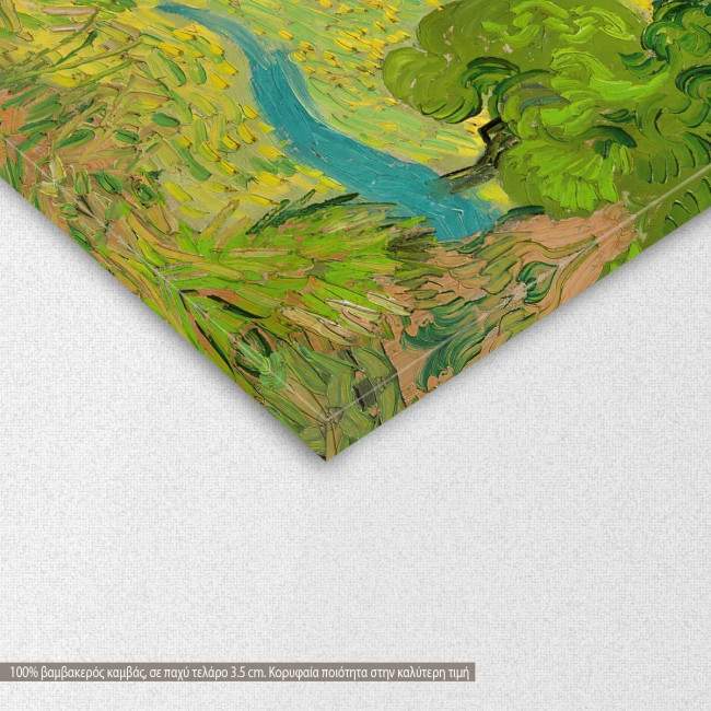 Canvas print Les Vessenots, Vincent van Gogh, detail