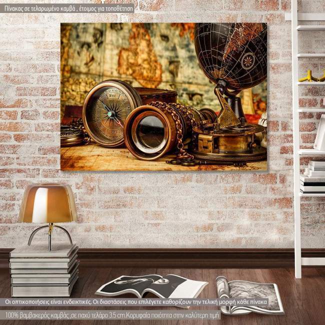 Canvas print Vintage traveling