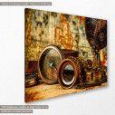 Canvas print Vintage traveling, side