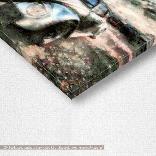 Canvas print Miss the beetle, detail