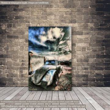 Canvas print Miss the beetle