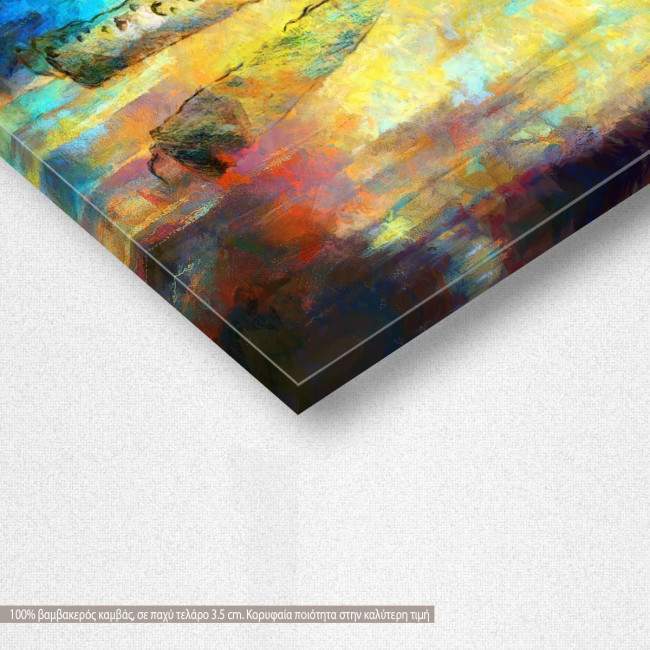 Canvas print Man model, detail