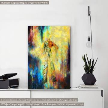 Canvas print Man model