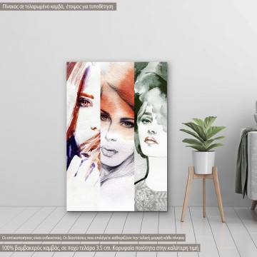 Canvas print Beautiful faces