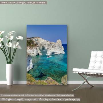 Canvas print Kleftiko, Milos