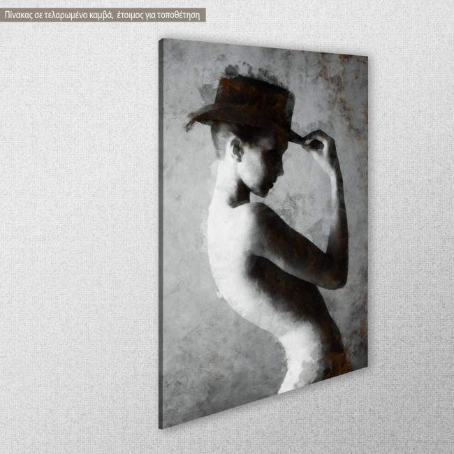 Canvas print My hat, side