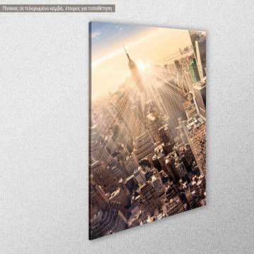 Canvas print Manhattan downtown skyline View 1 2