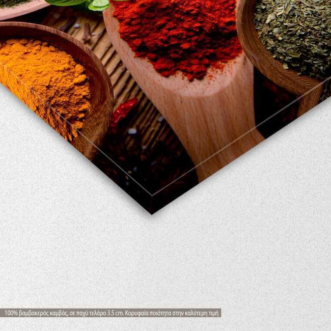 Canvas print Spices, detail