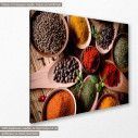 Canvas print Spices, side