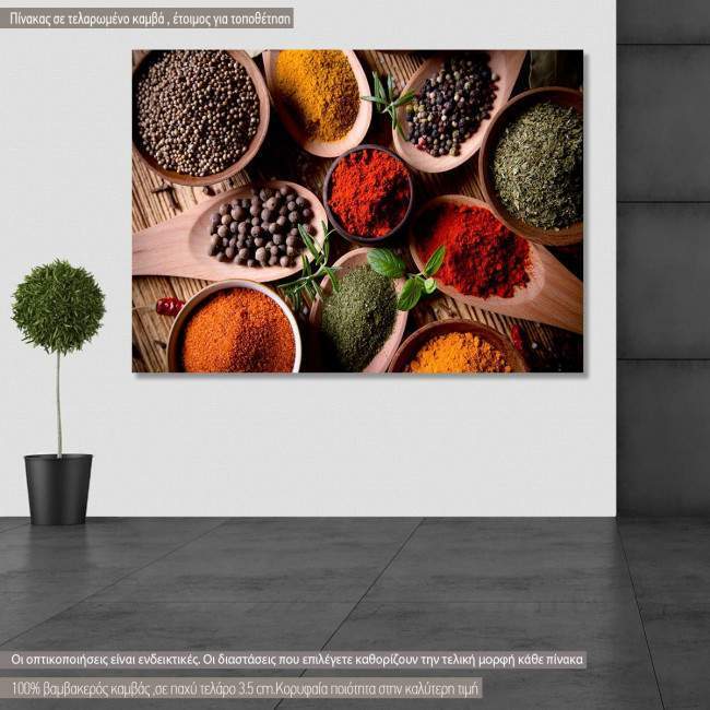 Canvas print Spices