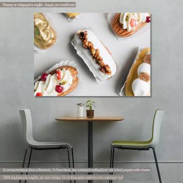 Πίνακας σε καμβά Delicious sweets