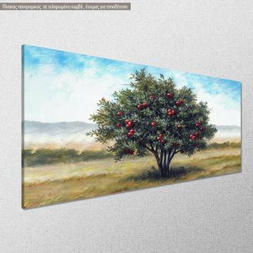 Canvas print Pomegranate panoramic Framed canvas View 1 2