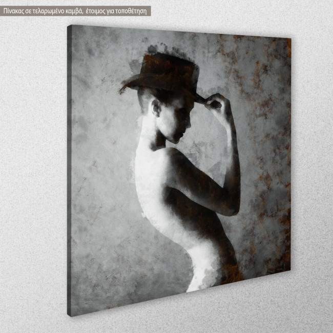 Canvas print My hat, side