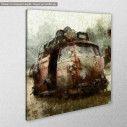 Canvas print Steam punk van, side