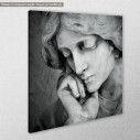 Canvas print Angel face, side