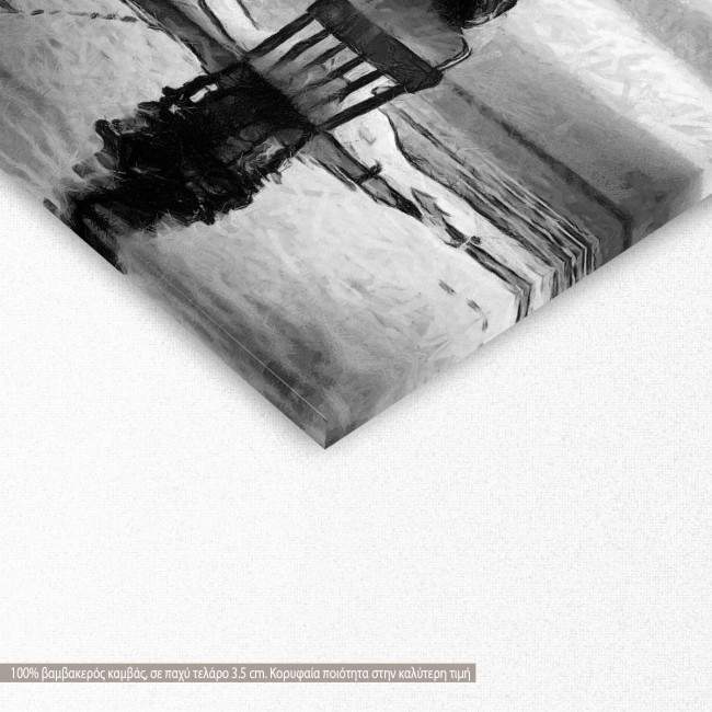 Canvas print Fly in a dream, detail