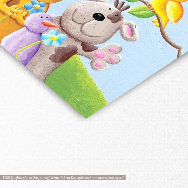 Kids canvas print Artist cat