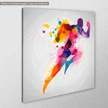 Canvas print The runner 2