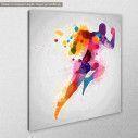 Canvas print The runner, side