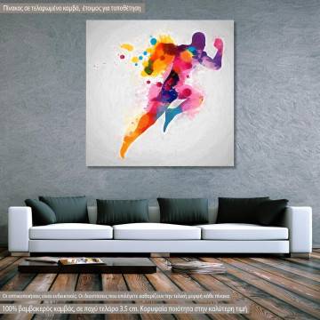 Canvas print The runner