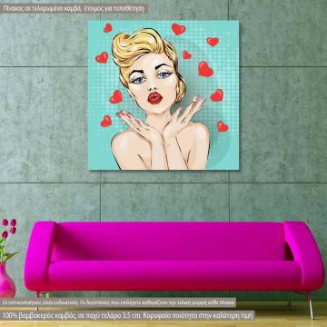 Canvas print Love me