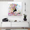 Canvas print Flower fashion girl