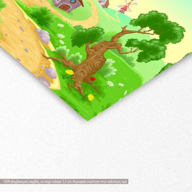 Kids canvas print The forest