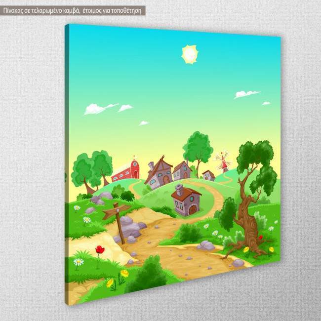 Kids canvas print The forest