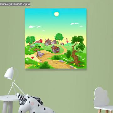 Kids canvas print The forest