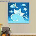 Kids canvas print Paper ship