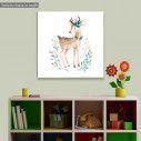 Kids canvas print Cute Baby deer