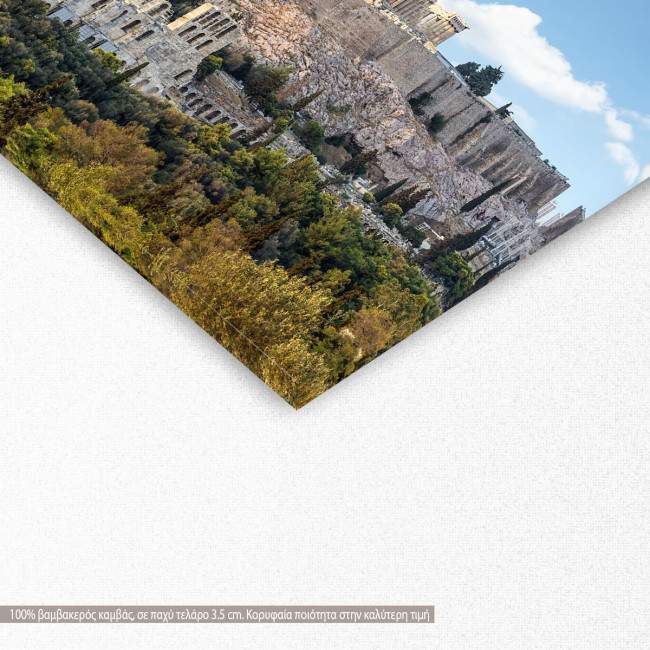 Πίνακας σε καμβά, Παρθενώνας, Ακρόπολη, λεπτομέρεια