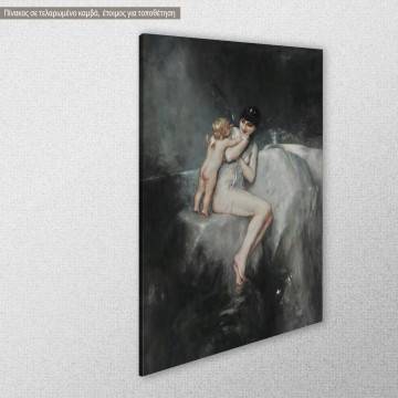 Canvas print Nymph and Eros Gizis Framed canvas View 1 2