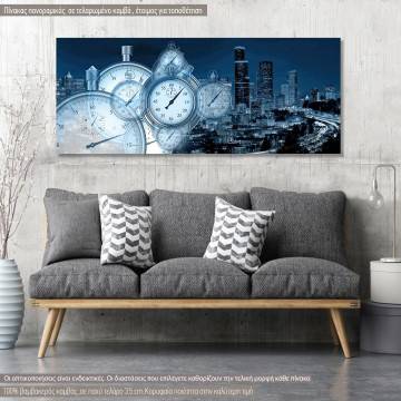 Canvas print Passing time, panoramic